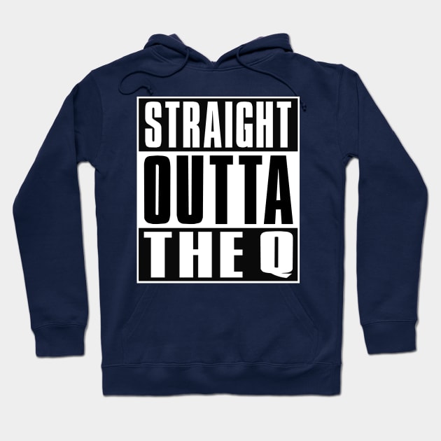 Straight Outta The Q, remembering the San Diego Chargers Hoodie by Retro Sports